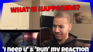 BTS 'I Need U' and 'Run' MV (Reaction)