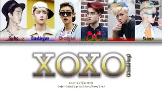 XOXO (Kiss & Hug) - EXO-K (엑소케이) Color Coded Lyrics