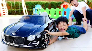 Yejun learn good rules for kids with toy cars