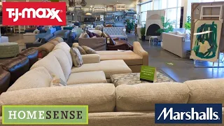 TJ MAXX HOME SENSE MARSHALLS FURNITURE CHAIRS TABLES DECOR SHOP WITH ME SHOPPING STORE WALK THROUGH