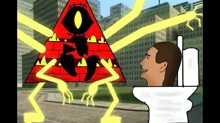 bill cipher vs skibidi toilets dc2