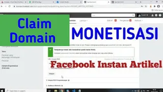 Full Tutorial‼️Setting Facebook Instan Artikel