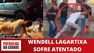 Wendel Lagartixa sofre atentado e faz flexões ao lado de suspeito morto