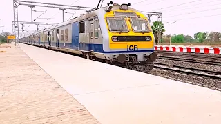 Electrifying Semi High speed Trains || Ghazipur - Dildarnagar || Indian railways trains