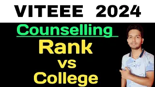 Viteee 2024 Rank vs College | Viteee 2024  Rank vs Campus Category wise cutoff | Viteee 2024 Cutoff