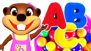 Kids Learn Colors & ABCs with Play Doh Alphabet | ABC Song & Colour Rhymes for Children & Toddlers