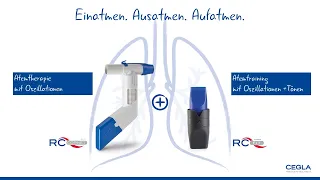 Einatmen. Ausatmen. Aufatmen. --- Atemtherapie + Atemtraining RC-Cornet® PLUS und RC-FIT® -