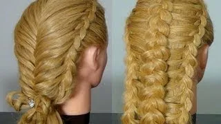 Две прически с плетением. Two Braided hairstyles for long hair tutorial