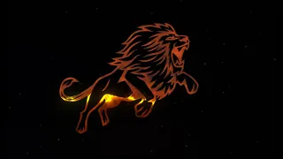 Fire lion logo animation - Aslan intro logo animasyon