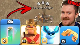 INVISIBLE KING with VAMPSTACHE goes CRAZY in Clash of Clans