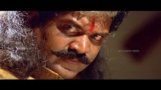 Shobhraj Punishes Himself Because Of Dr.Vishnuvardhan's Justice | Simhadriya Simha Movie Scene