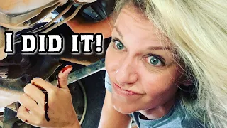 I learned how to change the oil in my truck!