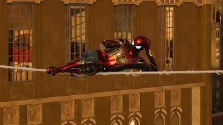 Marvels Spider-Man 2 | doing Acrobatic Front and Backflips up high on webline