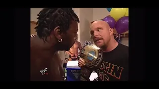 Stone Cold Steve Austin Wins Booker T The WCW Title Then Runs Away From Kurt Angle WWE Raw 7-30-2001