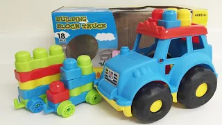 Building block truck - Best Toy Learning Video for Kids Building Block Lego Car Track!