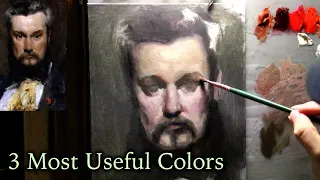 Portrait Painting Tutorial | 3 Most Useful Colors for Skin Tones + Limitations