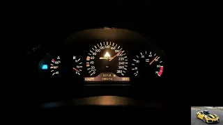 Mercedes E55 AMG W210 0-200 kmh acceleration