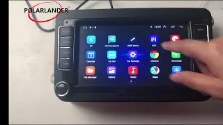 7''2 Din GPS Android Car Radio for VW/Seat GPS Mirror Link FM Wifi Bluetooth（English commentary）