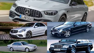 ALL MERCEDES E CLASS GENERATIONS ACCELERATION BATTLE #MERCEDES # ECLASS #ACCELERATIONBATTLE