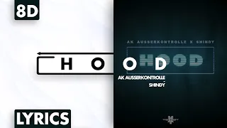 8D AUDIO | AK Ausserkontrolle & Shindy - Hood (Lyrics)