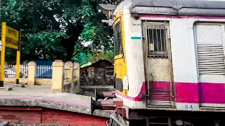 OlD EMU  katwa to Howrah  galloping local | Afternoon local train | 12 coach EMU train | IR