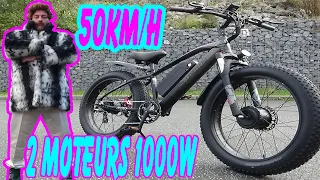 Une tuerie ce Fat Bike a 2 moteurs(Lankeleisi MG740 plus)