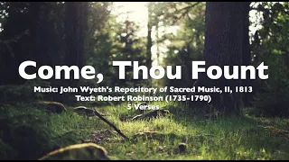 Come, Thou Fount | Piano Instrumental with Lyrics