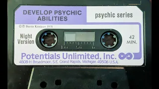 ∞ POTENTIALS UNLIMITED - Subliminal Develop Your Psychic Abilities - FULL SELF HYPNOSIS TAPE (1984)