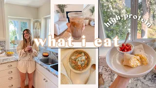 What I Eat in a Day | full day of high-protein healthy home-made meals