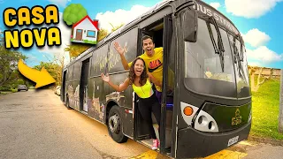 TRANSFORMAMOS O ÔNIBUS EM UMA CASA COMPLETA! - LOUCURA!