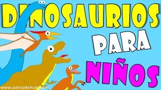 14 Dinosaurios para niños: nombres, colores y sonidos