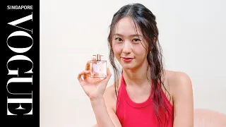 Krystal plays 'Guess The Scent' with Vogue Singapore