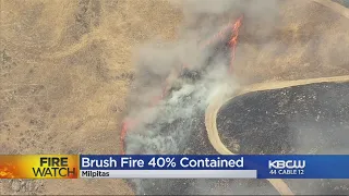 Wildfire In Milpitas 40 Percent Contained