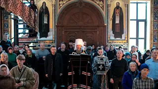 ІІ-я часть Великого Покаянного Канона прп. Андрея Критского в Лавре.