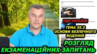 Тема 35.2. Офіційні тести 2024. Правила дорожнього руху України.  Автошкола. Світлофор. ГСЦ