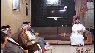 حضورالشيخ سعد كاطع حمود الرويشدي في مضيف الشيخ علي عبد الفياض المكصوصي