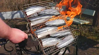 THIS MACKER WILL CONQUER YOU! FISH ON THE MANGAL. ENG SUB.