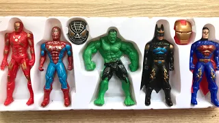 5 Minutes Satisfying With Unboxing Avengers Set 5 Pieces | ASMR | Ironman, Spiderman, Hulk $50USD