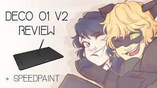 My first review! | XP-Pen Deco 01 v2 Review + Marichat Speedpaint