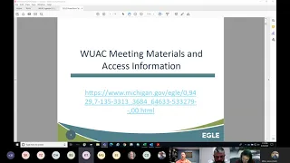 Water Use Advisory Council Meeting - August 18. 2020