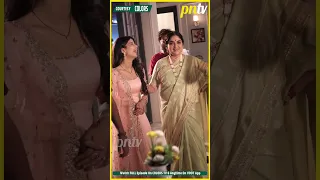 Saavi Ki Savaari BTS | Saavi & Nityam Cute Masti | #shorts #pntvtelly