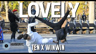 [KPOP IN PUBLIC NYC] TEN x WINWIN Choreography - lovely (Billie Eilish, Khalid) Dance Cover
