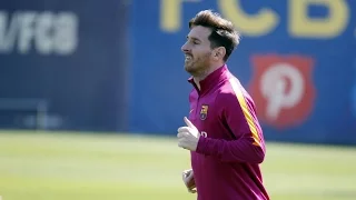 FC Barcelona training session: Preparations begin for the derby with Espanyol
