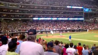 Jim Thome's first homerun back with Tribe