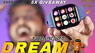Fire Boltt Dream Android Smartwatch - Unboxing & Detailed Review || 5X GIVEAWAY Of Fire Boltt Dream