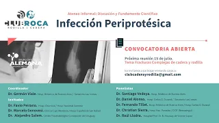 WEBINAR CLUB ROCA - INFECCIÓN PERIPROTÉSICA