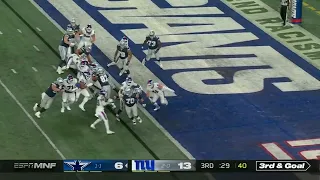 Ezekiel Elliot POWERFUL 2-Yard Touchdown vs Giants