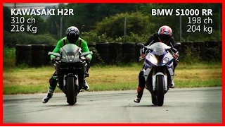 KAWASAKI H2R vs BMW S1000 RR