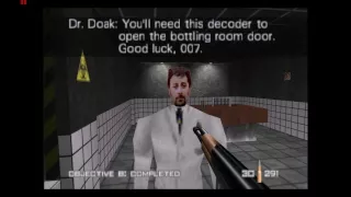 Goldeneye Level 02 "FACILITY" N64 - Letsplay 60FPS HD recording [No commentary]