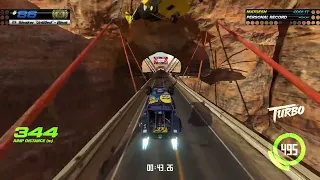 Trackmania Turbo - All Trackmaster Medals on Blue Canyon Tracks